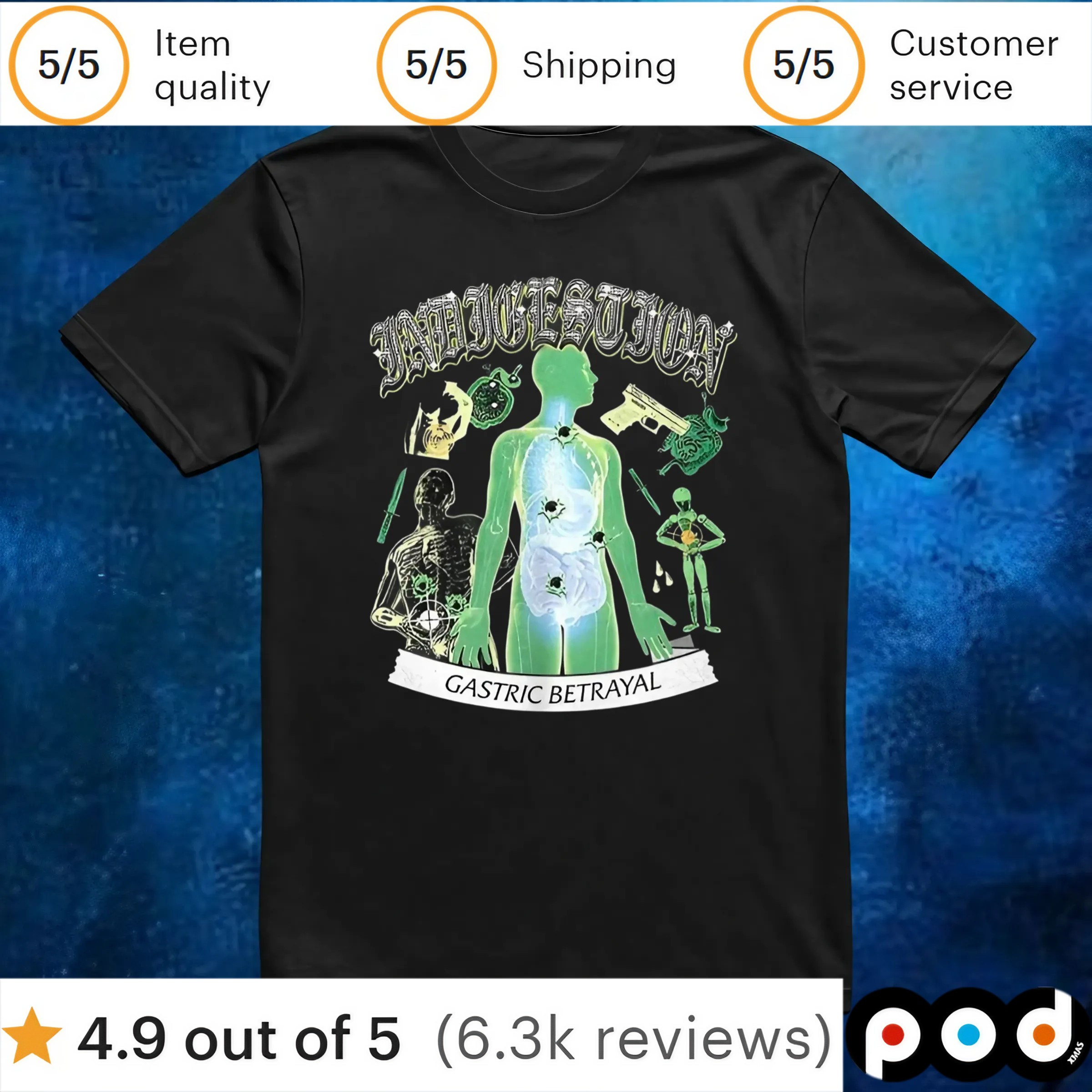 Indigestion gastric betrayal t shirt