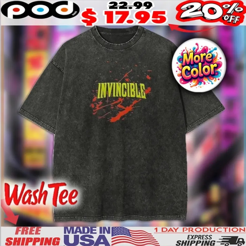Invincible Blood Splatter Shirt