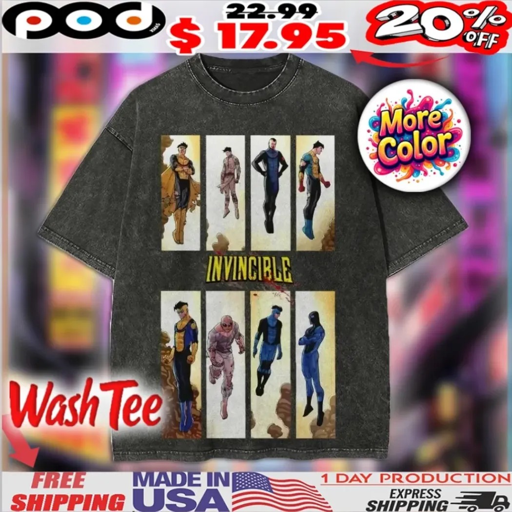 Invincible Conquest's Appearance Comic Shirt 1 Invincible Conquest's Appearance Comic Shirt