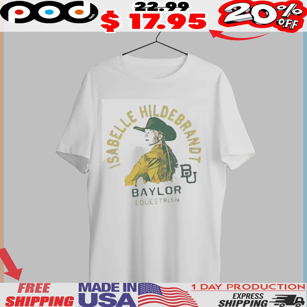 Isabelle Hildebrandt Baylor Bears Equestrian Catoon Player BU Art Shirt 1 Isabelle Hildebrandt Baylor Bears Equestrian Catoon Player BU Art Shirt
