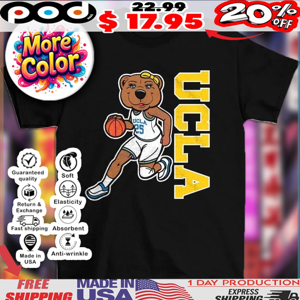 Joe Bruin UCLA Bruins Basketball mascot shirt