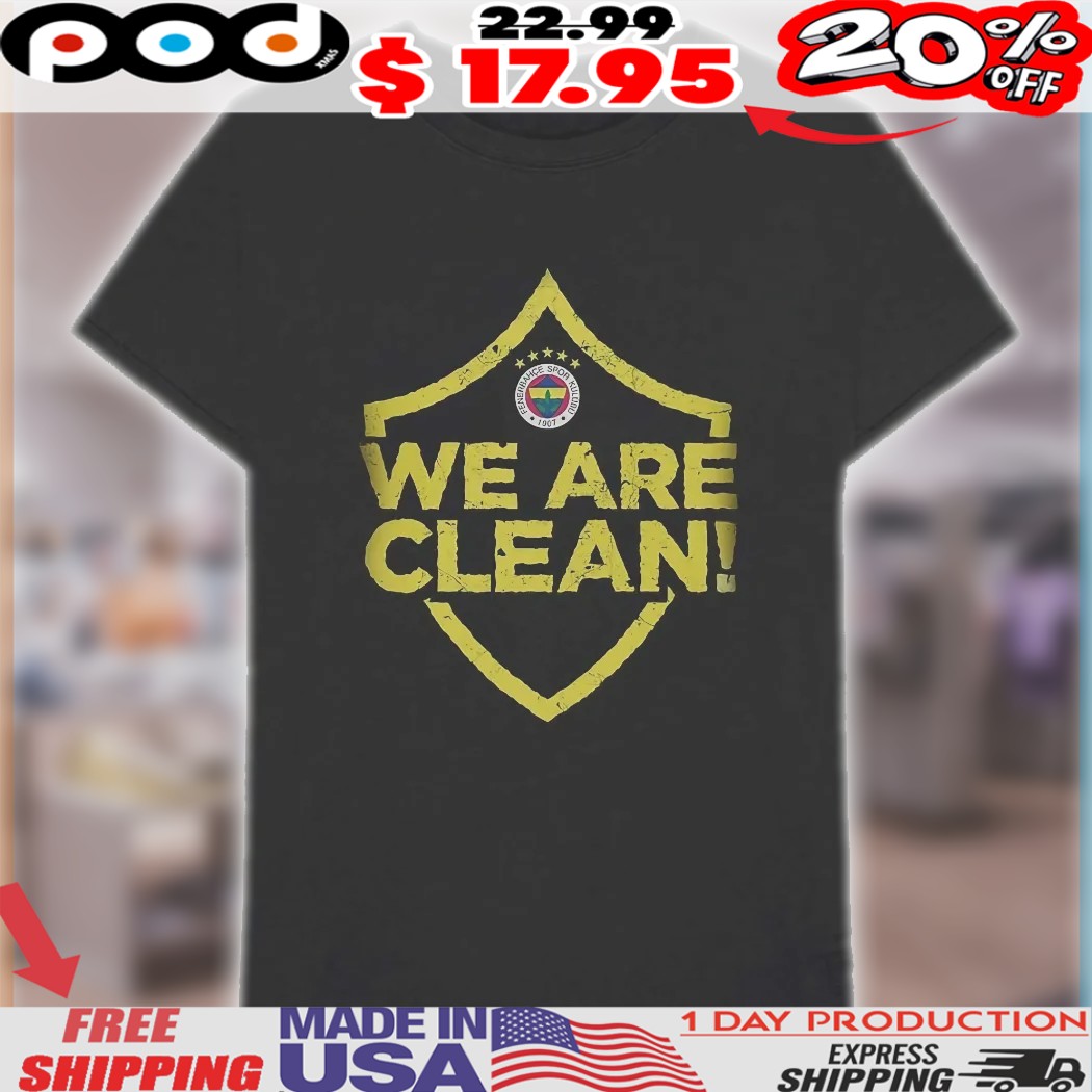 Jose Mourinho We Are Clean Vintage Shirt