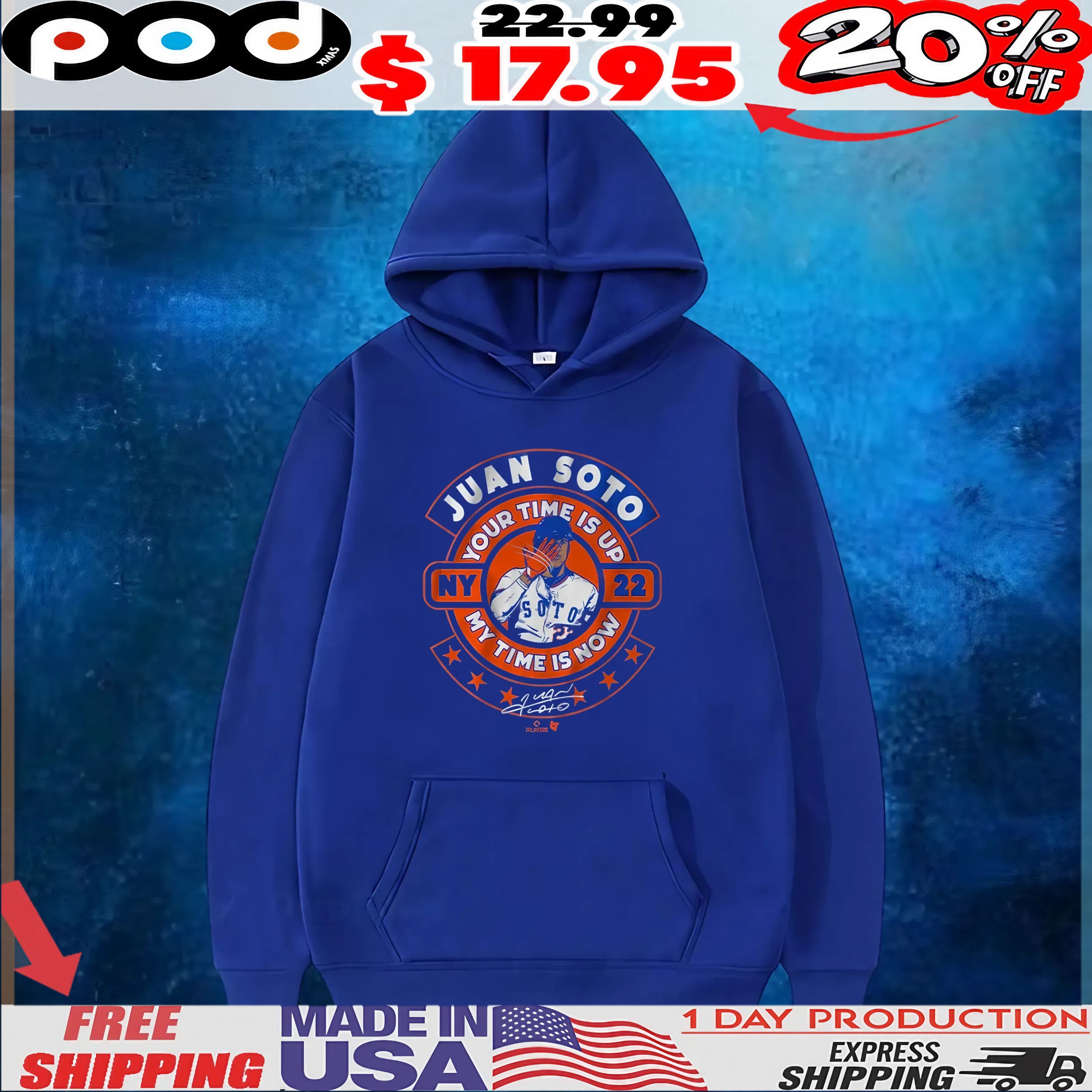 Juan Soto Your Time Is Up My Time Is Now T Shirt