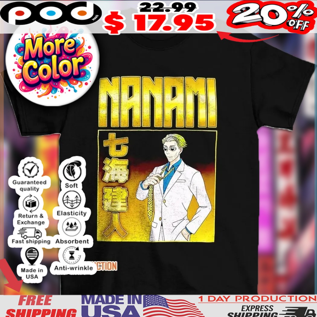 Jujutsu Kaisen Nanami Anime vintage shirt