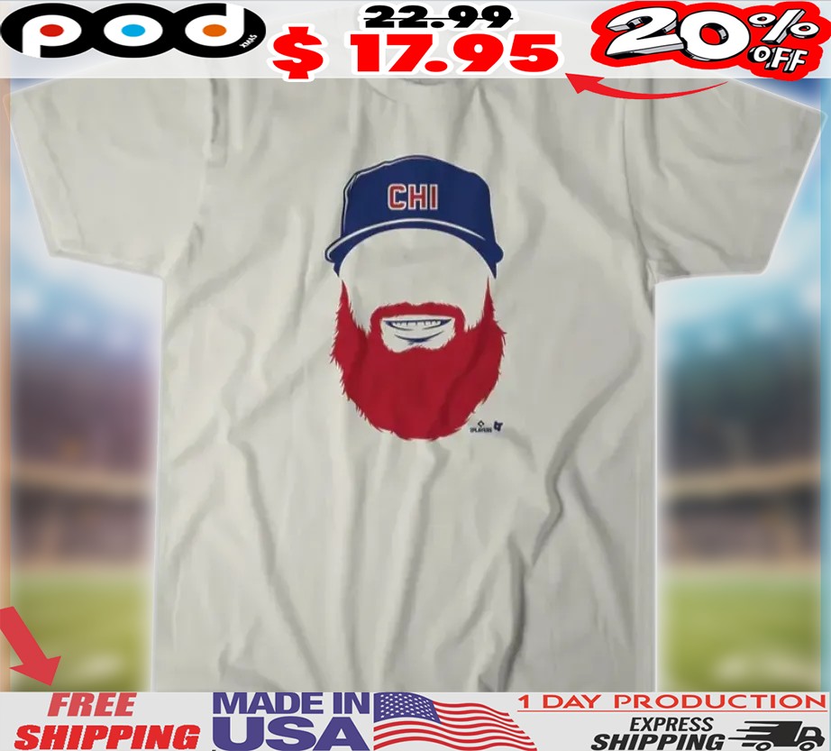 Justin Turner Chicago Cubs Baseball Chicago Beard Shirt