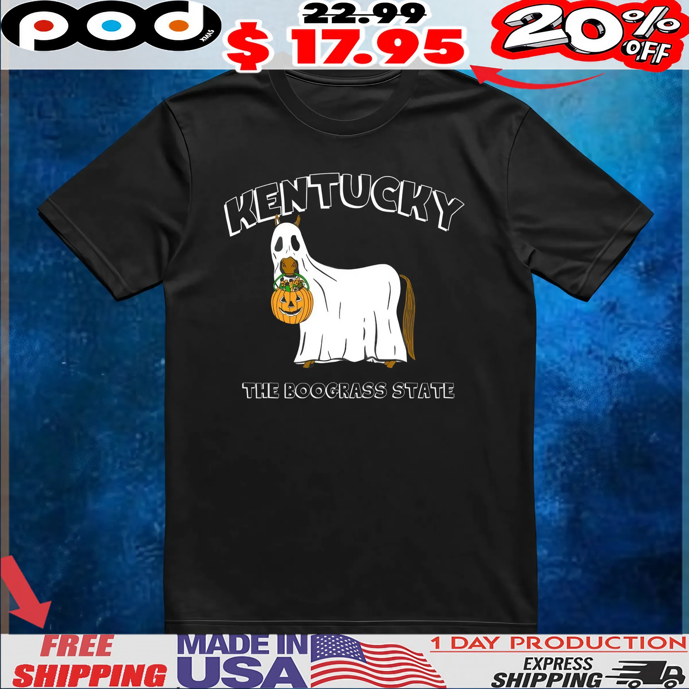 Kentucky The Boograss State Halloween T Shirt 6 Kentucky The Boograss State Halloween T Shirt