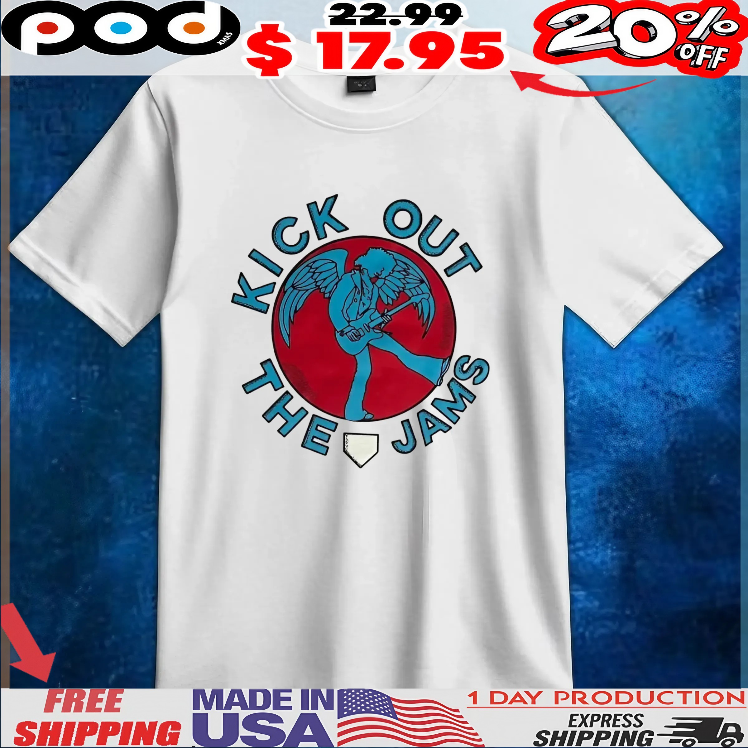 Kick Out The Jams Mc5 Inspired Logo T Shirt 6 Kick Out The Jams Mc5 Inspired Logo T Shirt