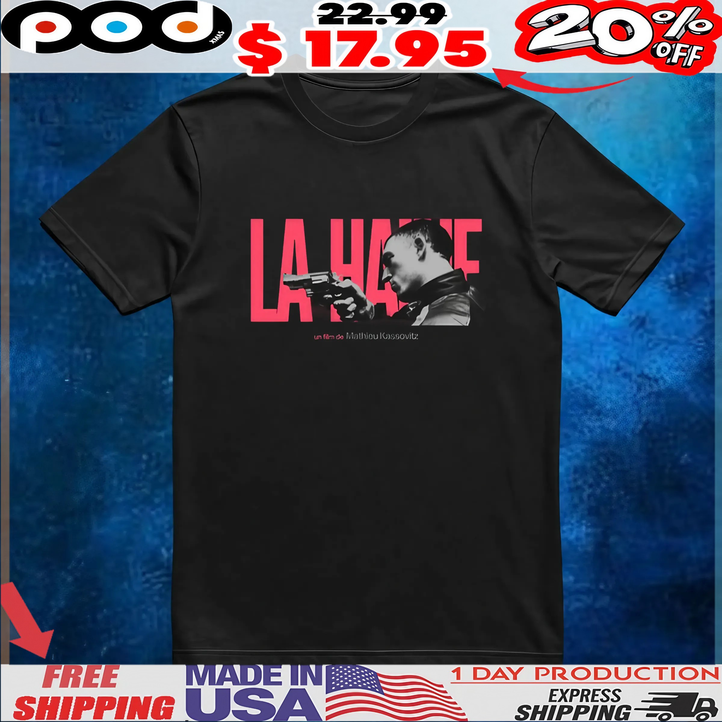 La Haine – French Cinema t shirt