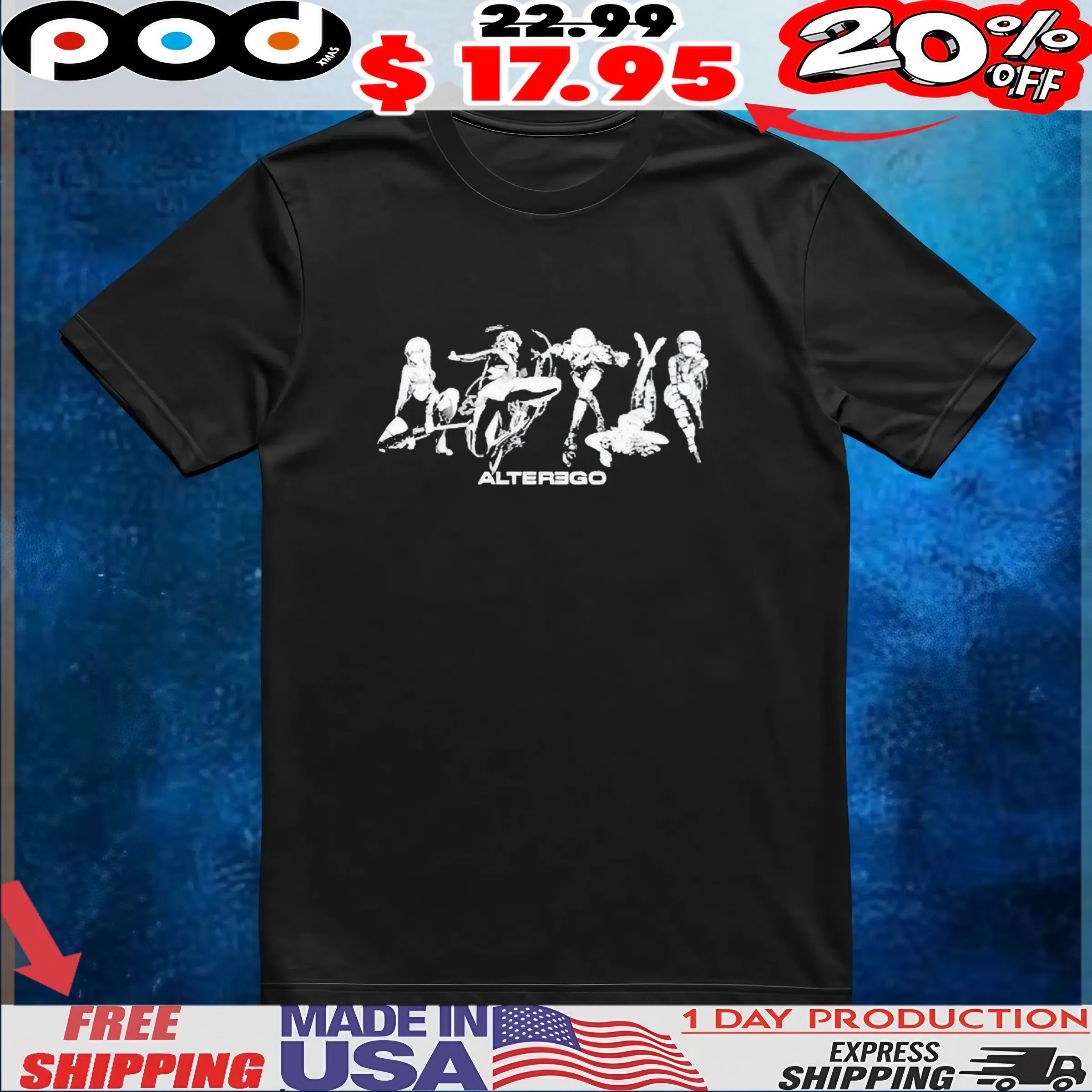 La Lisa Alter Ego Character T Shirt