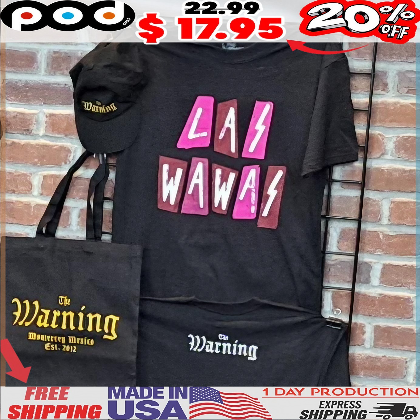 Las Wawas 2 Sides Shirt 1 Las Wawas 2 Sides Shirt