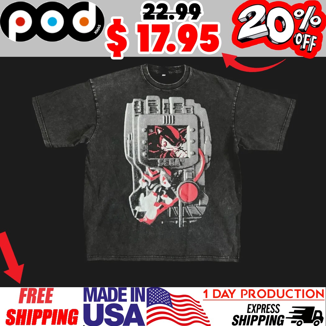 Lcd Hedgehog Sega Shirt