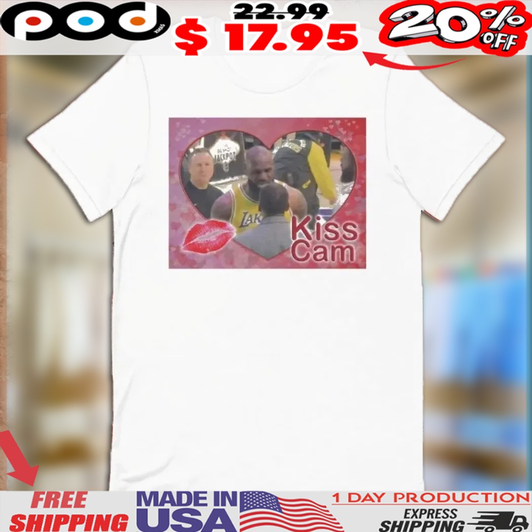 Lebron James Los Angeles Lakers Kiss Cam Heart Shirt