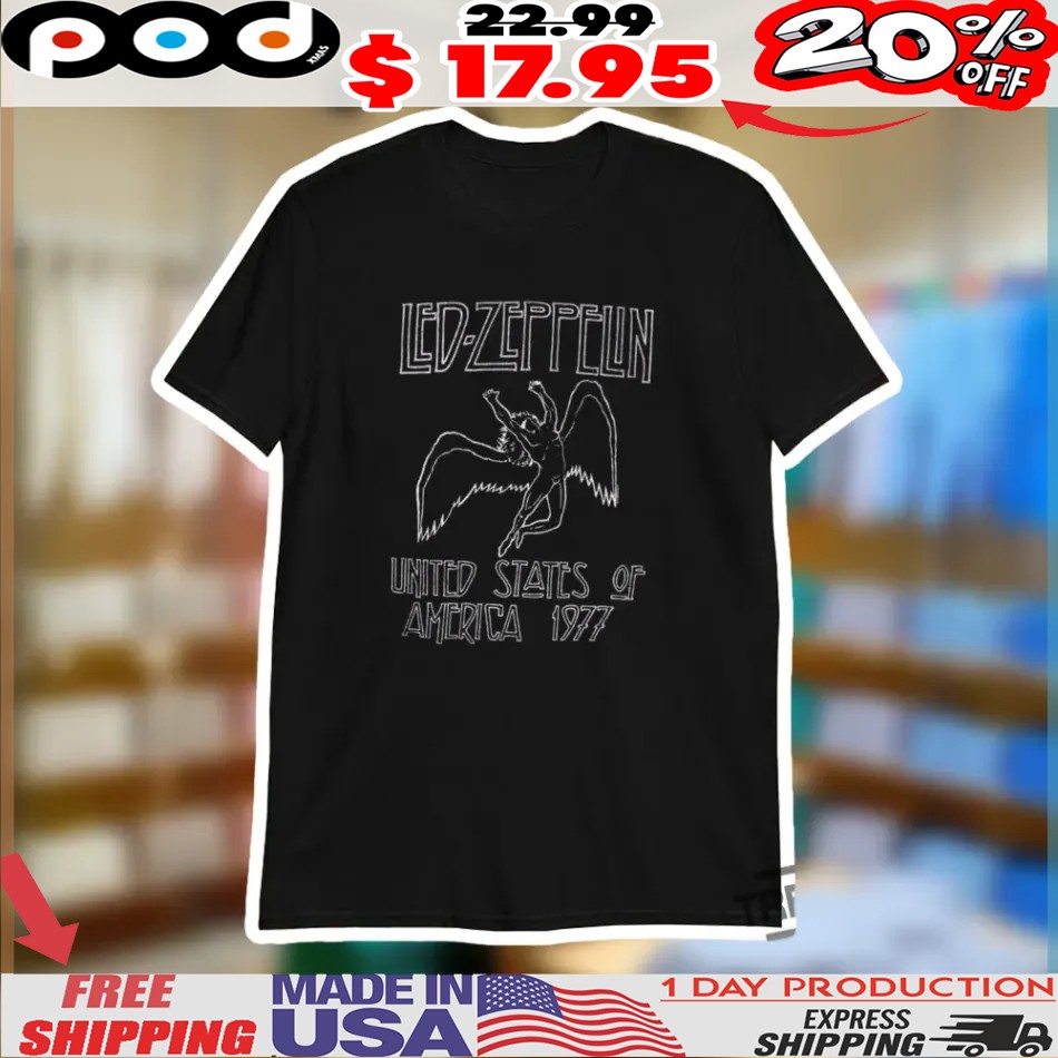 Led Zeppelin Us Tour Icarus Shirt
