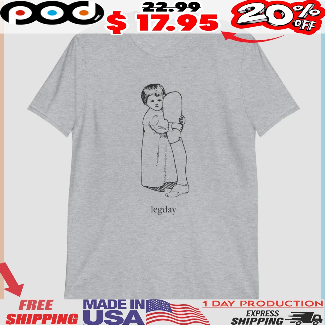 Leg Day Horror Graphic Shirt