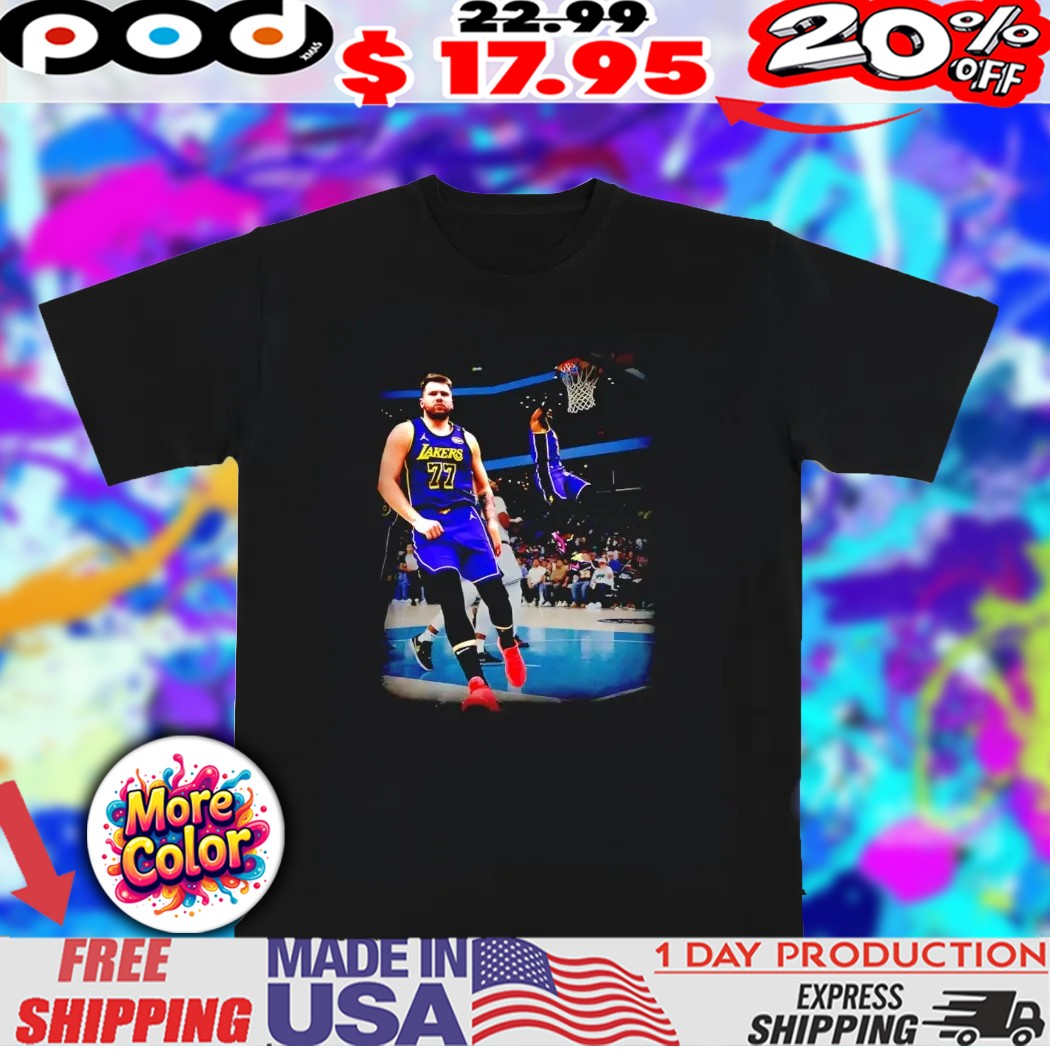 Luka Dončić x Dwyane Wade Los Angeles Lakers graphic 2025 shirt