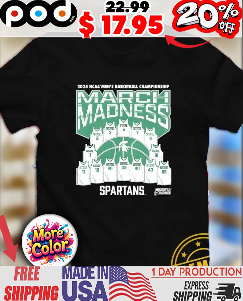 March Madness Michigan State Spartans 2025 NCAA Men’s Basketball Championship jerseys vintage style shirt 1 March Madness Michigan State Spartans 2025 NCAA Men’s Basketball Championship jerseys vintage style shirt