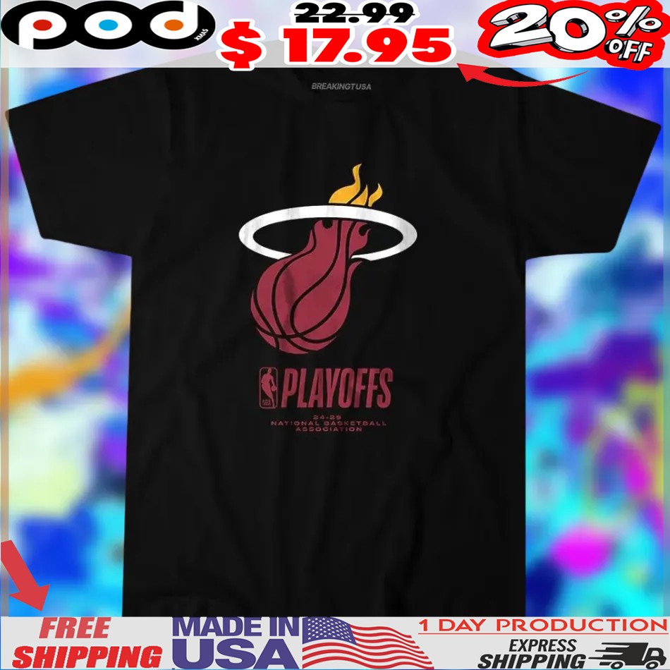 Miami Heat 2025 NBA Playoffs Shirt 1 Miami Heat 2025 NBA Playoffs Shirt
