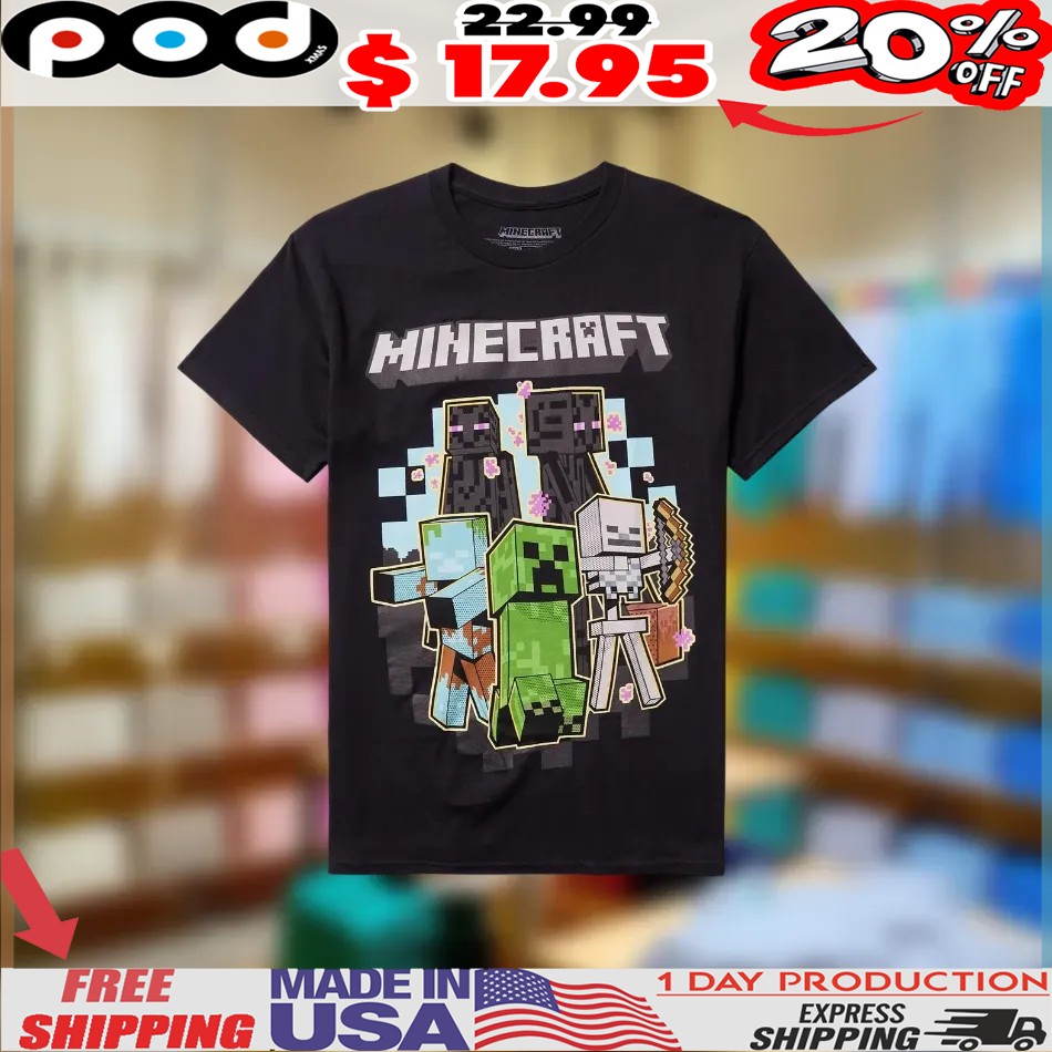 Minecraft Character Team 2025 Shirt