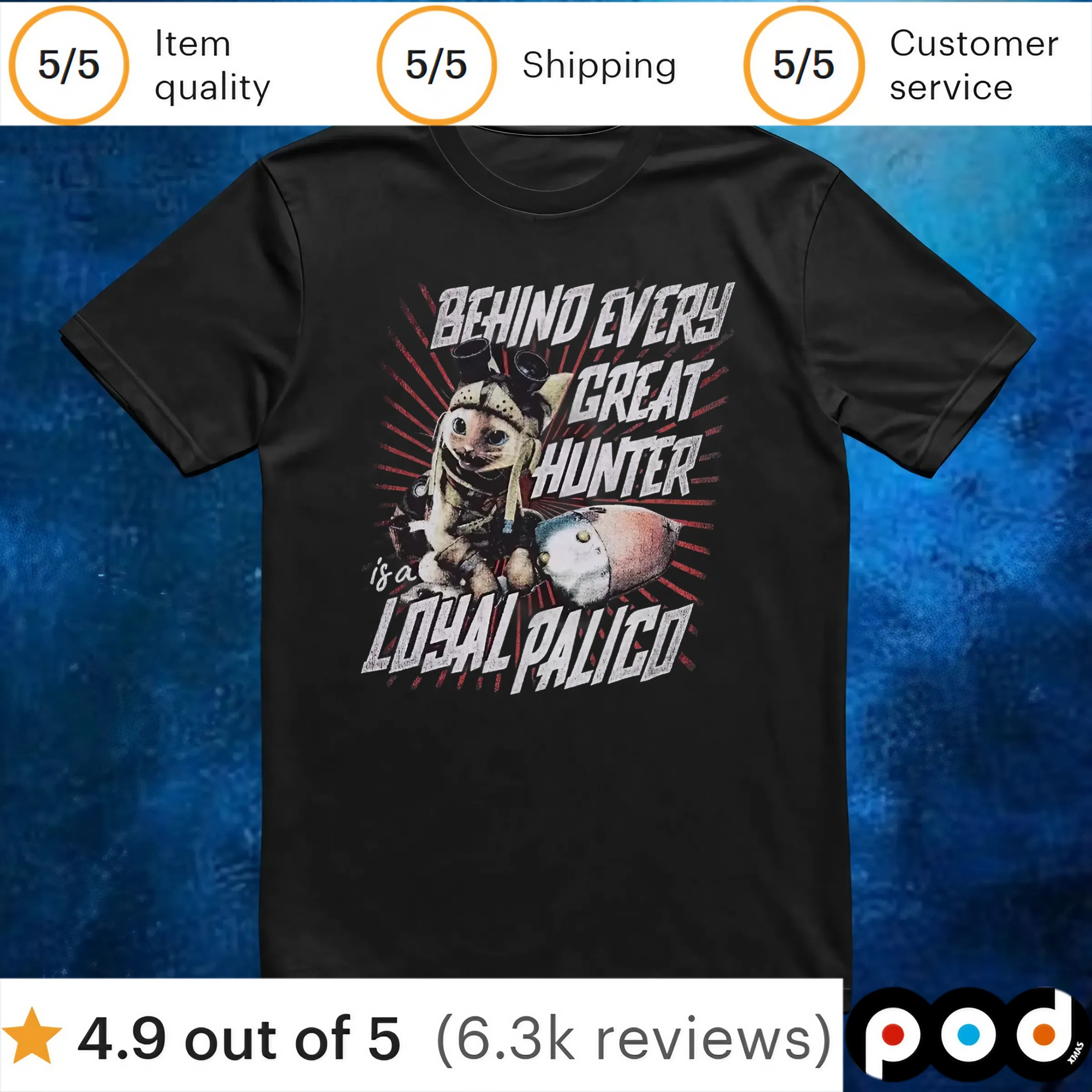 Monster Hunter Loyal Palico T Shirt 6 Monster Hunter Loyal Palico T Shirt