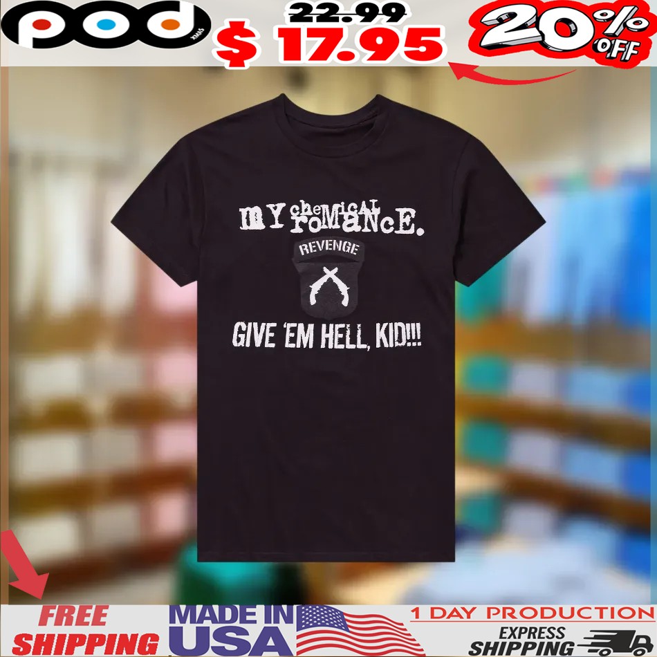 My Chemical Romance Give Em Hell Kid  Shirt