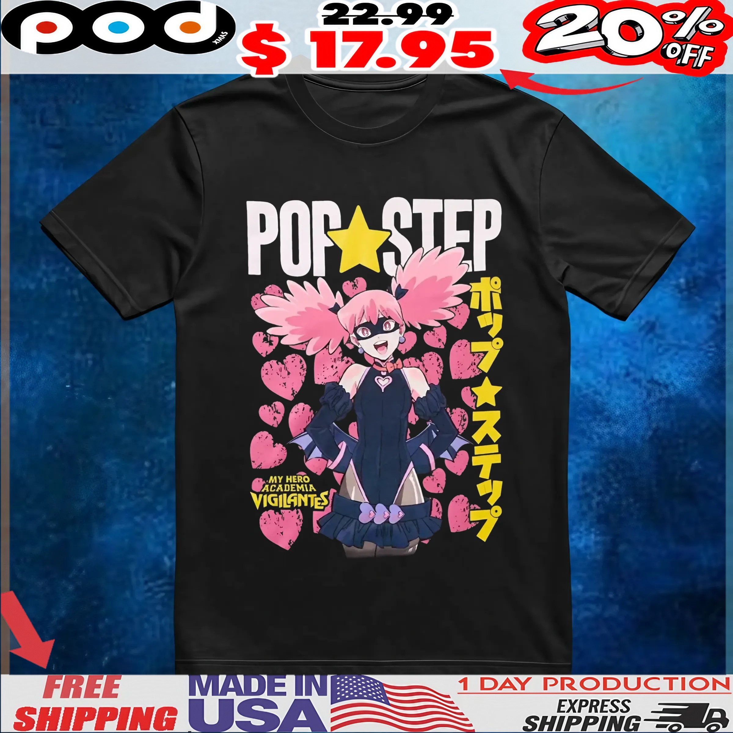 My Hero Academia Vigilantes Pop Portrait T Shirt
