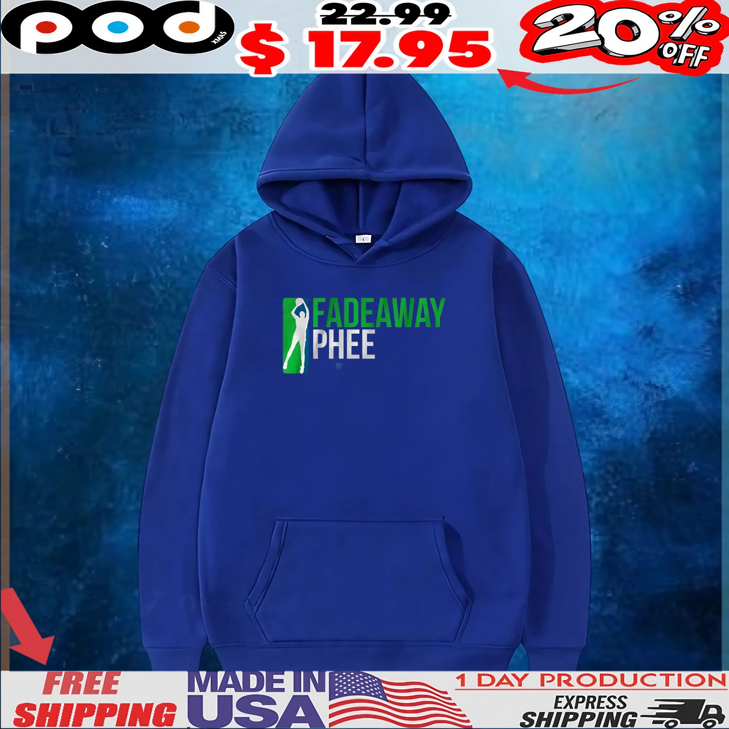 Napheesa Collier Fadeaway Phee WNBA T Shirt