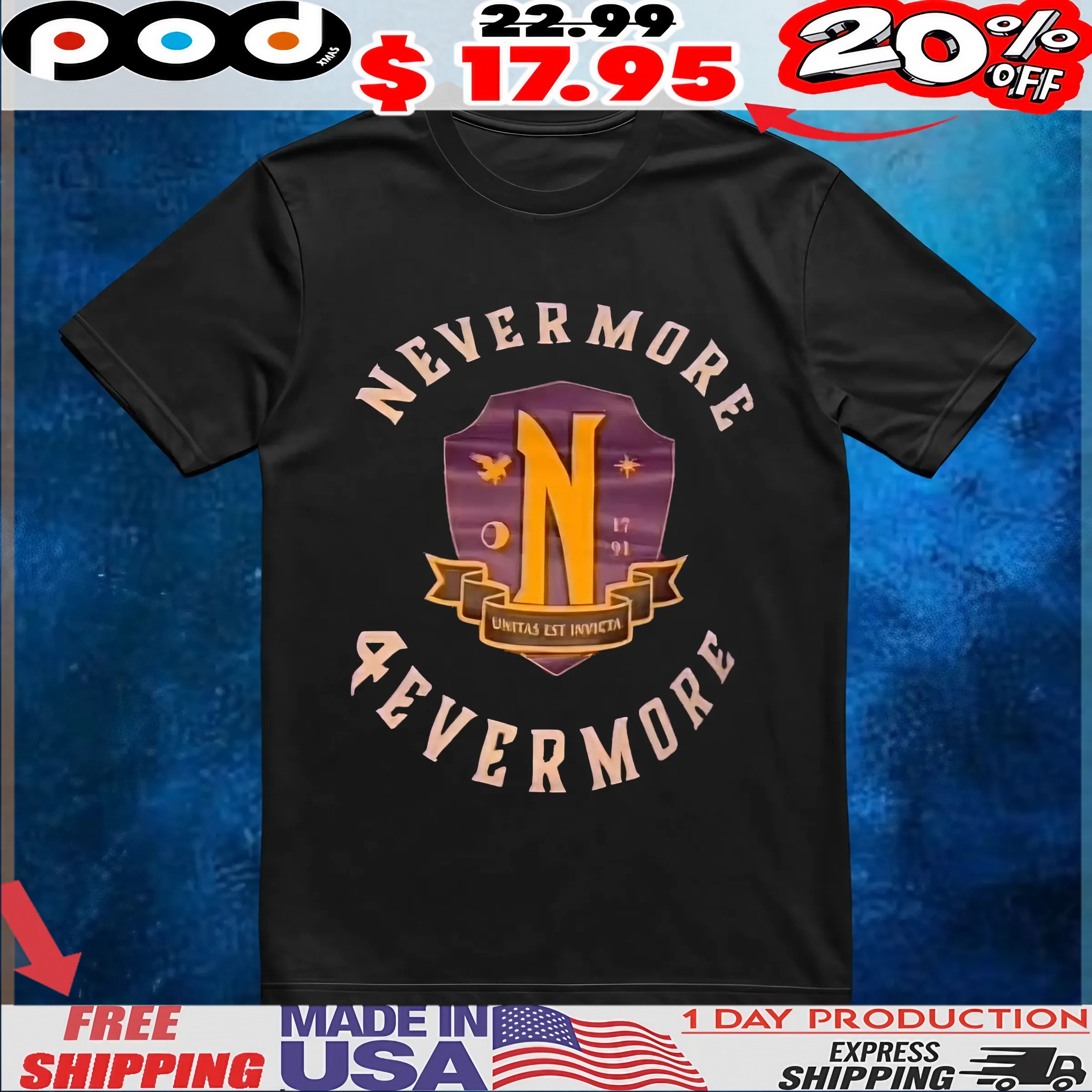 Never More 4 Ever More T Shirt 6 Never More 4 Ever More T Shirt