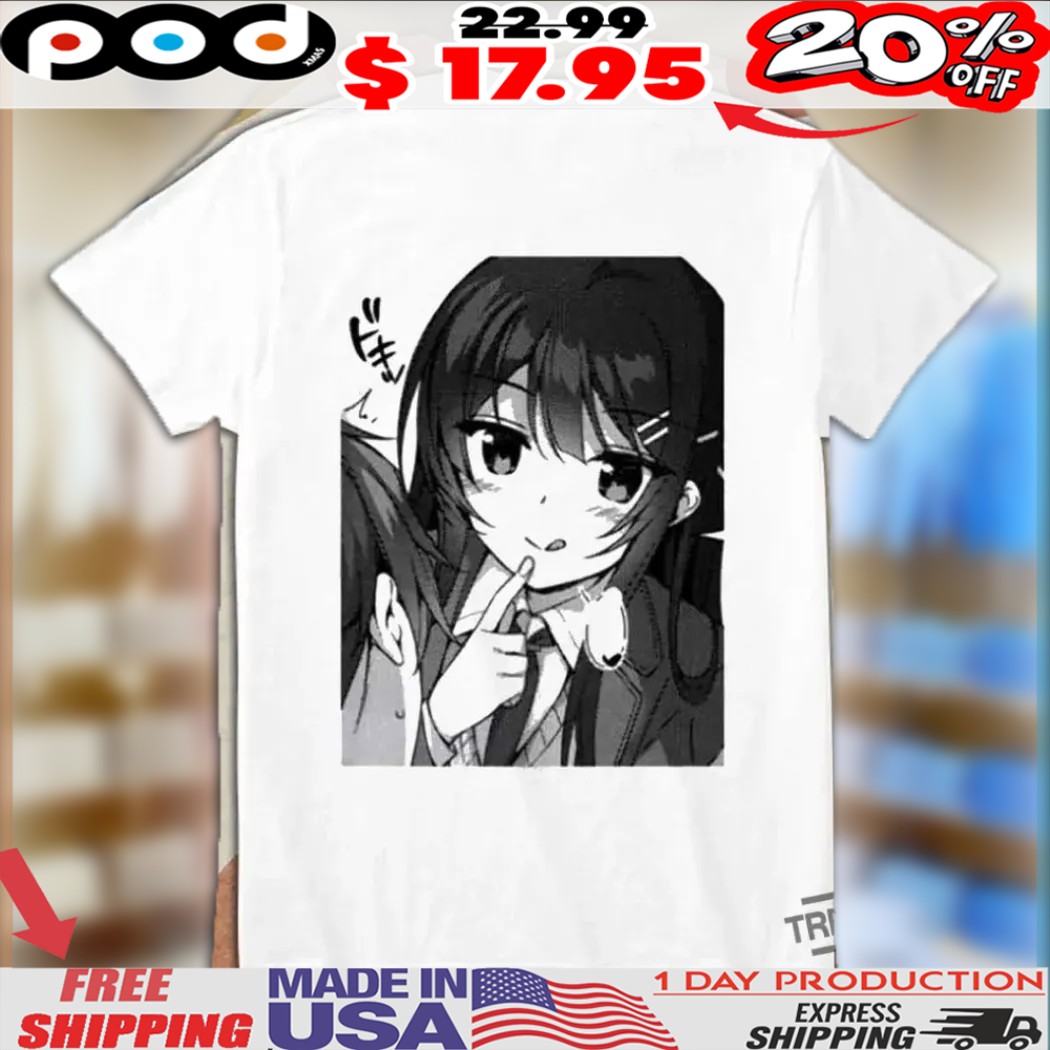 New Rascal Does Not Dream Anime Art Shirt