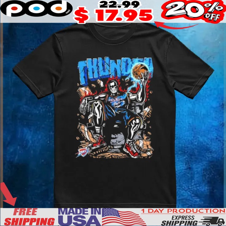 Oklahoma City Thunder Throne Warren Lotas Skeleton A new warmup for Jalen Williams Shirt 1 Oklahoma City Thunder Throne Warren Lotas Skeleton A new warmup for Jalen Williams Shirt