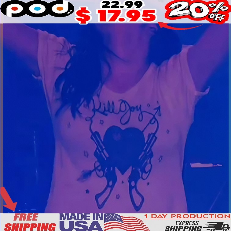 Olivia Rodrigo Wearing Killjoy T Shirt 1 Olivia Rodrigo Wearing Killjoy T Shirt