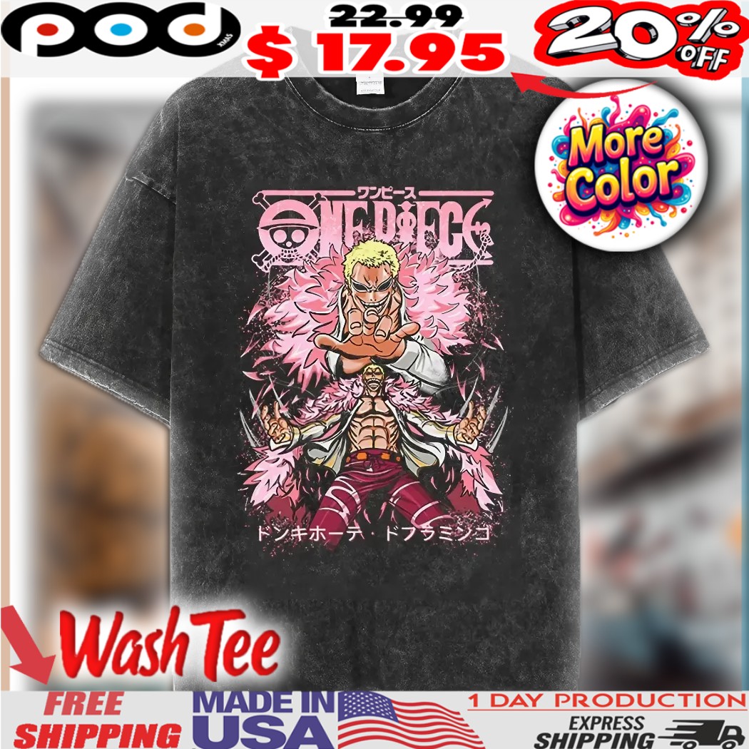 One Piece Donquixote Doflamingo Anime Shirt