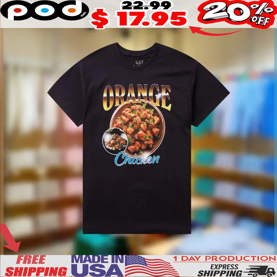 Orange Chicken Food Shirt