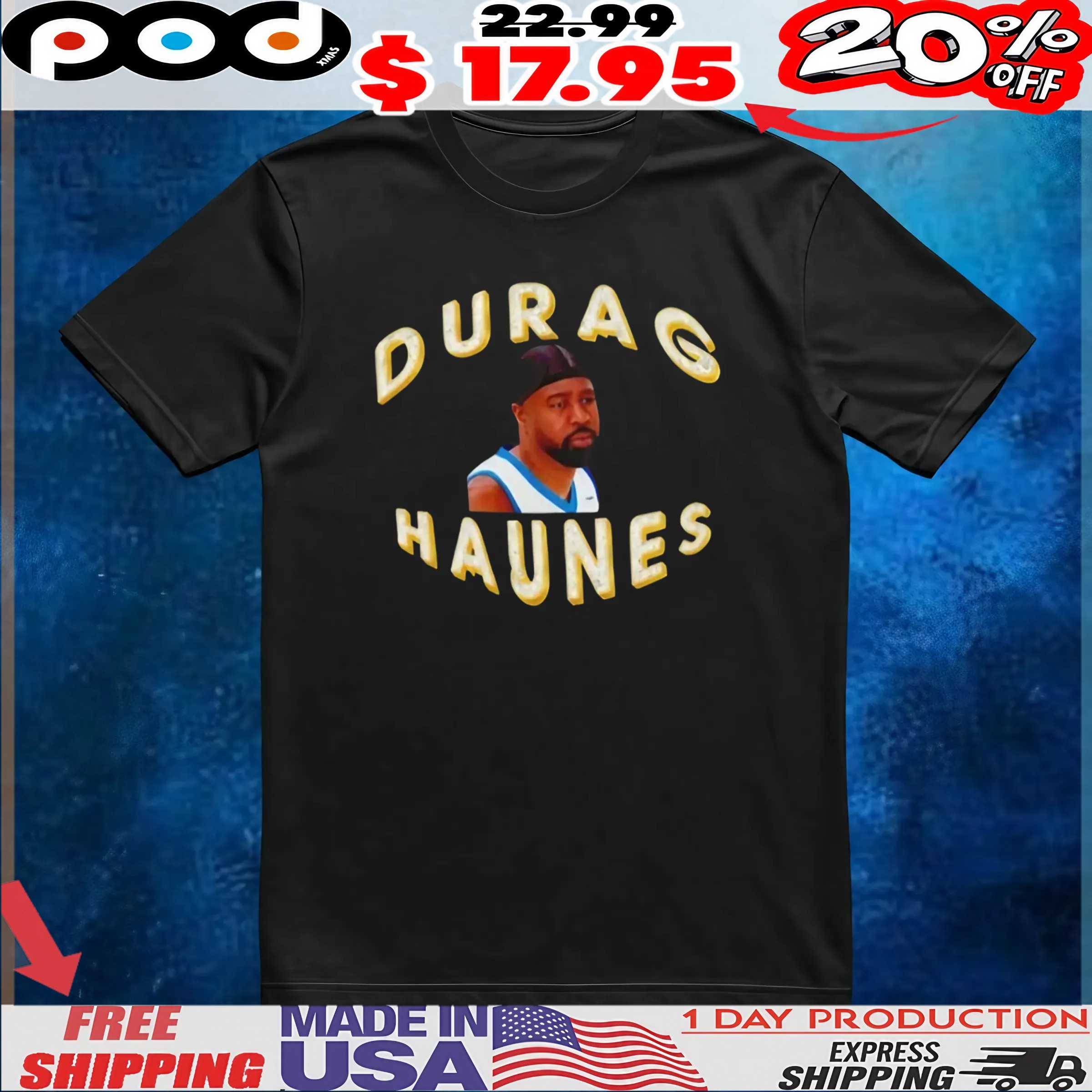 O’shea Wearing Durag Haynes T Shirt