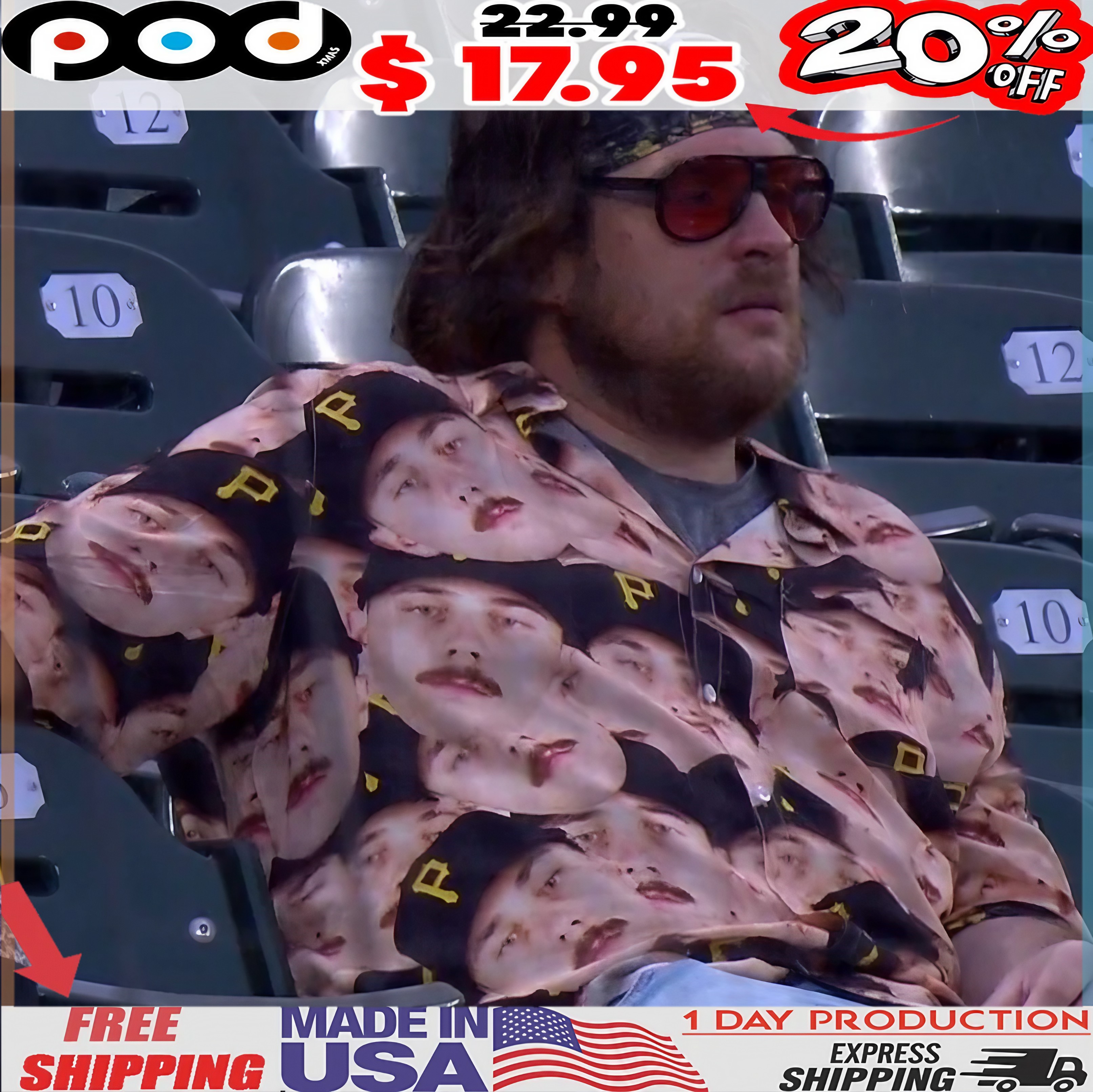 Paul Skenes Forever Collectibles Pittsburgh Pirates Hawaiian Shirt 1 Paul Skenes Forever Collectibles Pittsburgh Pirates Hawaiian Shirt