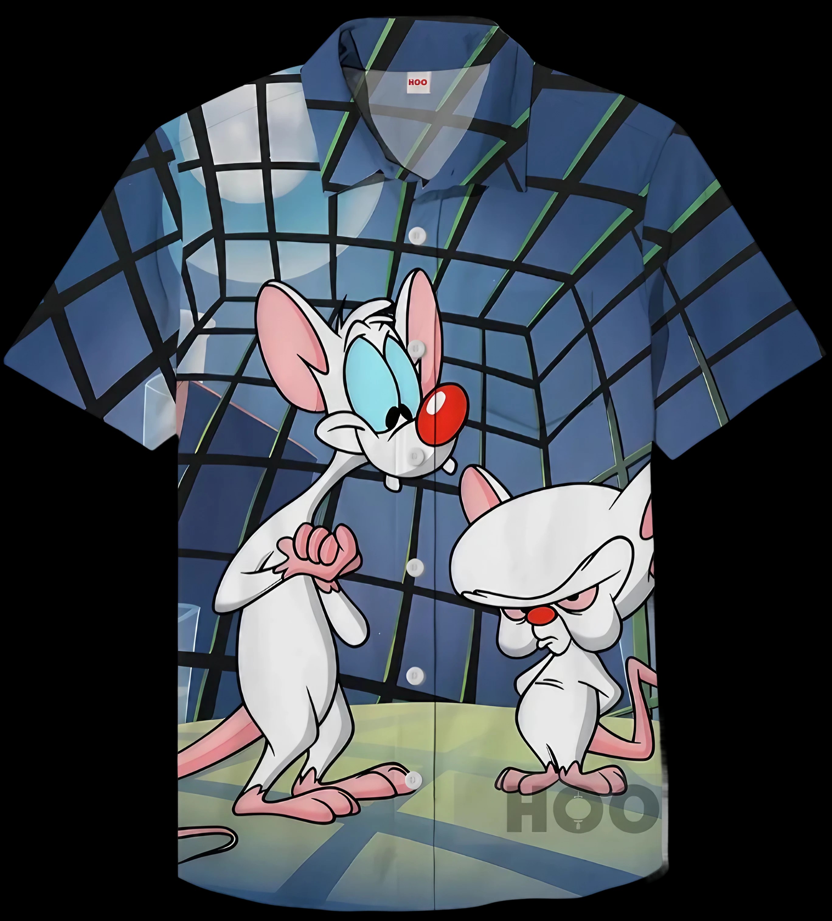 Pinky and the Brain hawaiian shirt