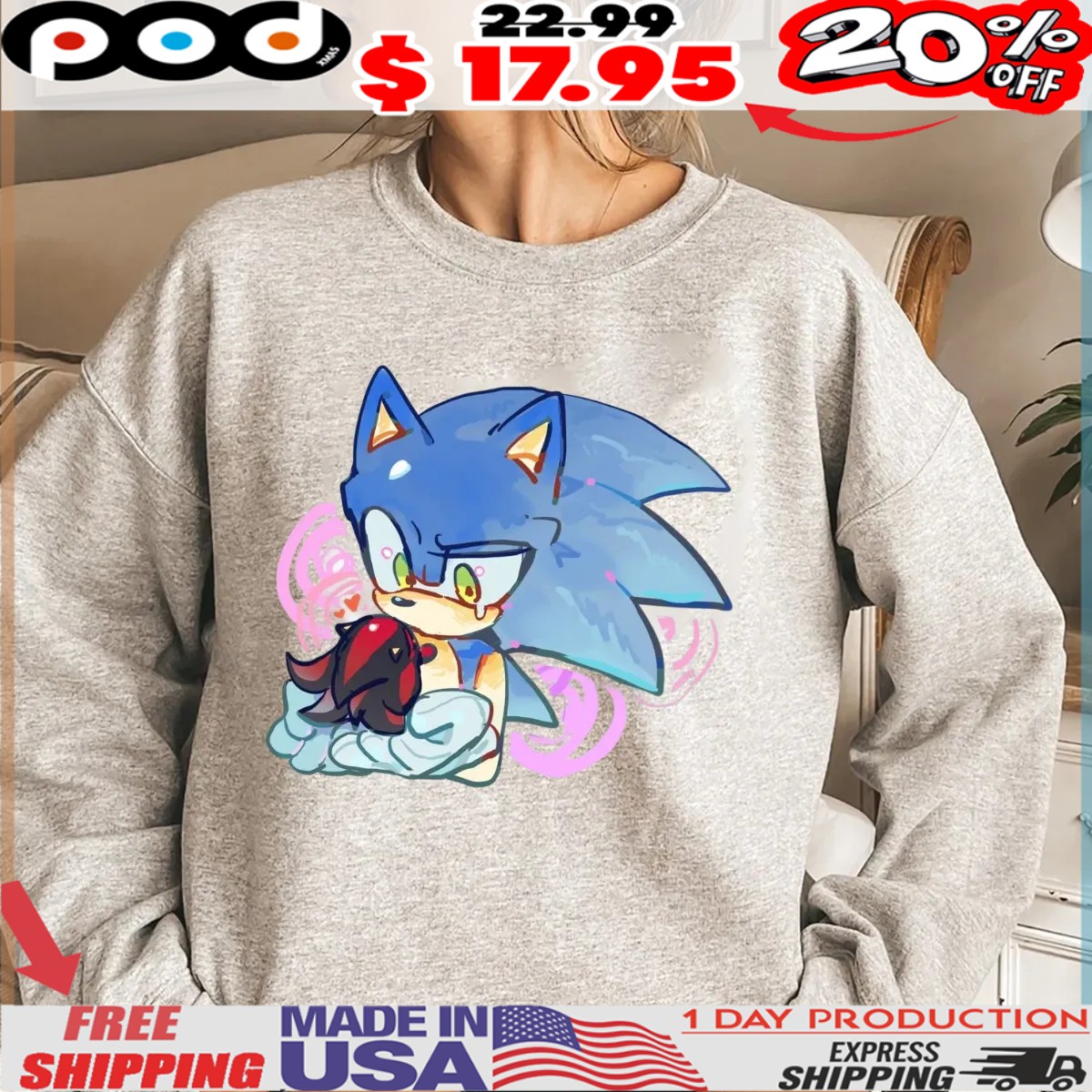 Please Don't Be Sad Sonic The Hedgehog Shirt