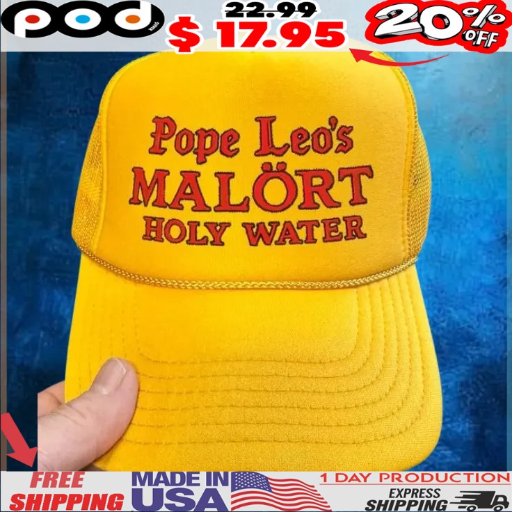 Pope Leo's MALÖRT HOLY WATER Hat 1 Pope Leo's MALÖRT HOLY WATER Hat