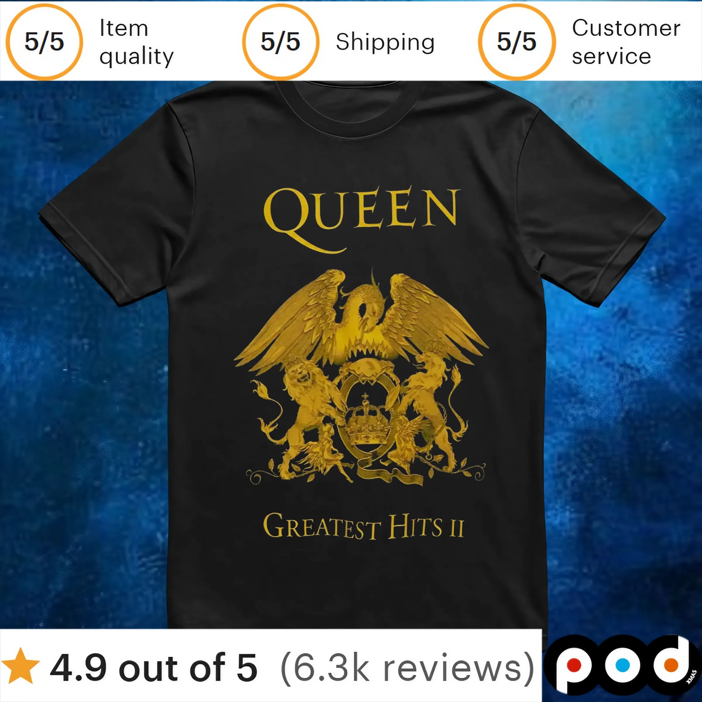 Queen Greatest Hits II T Shirt 6 Queen Greatest Hits II T Shirt
