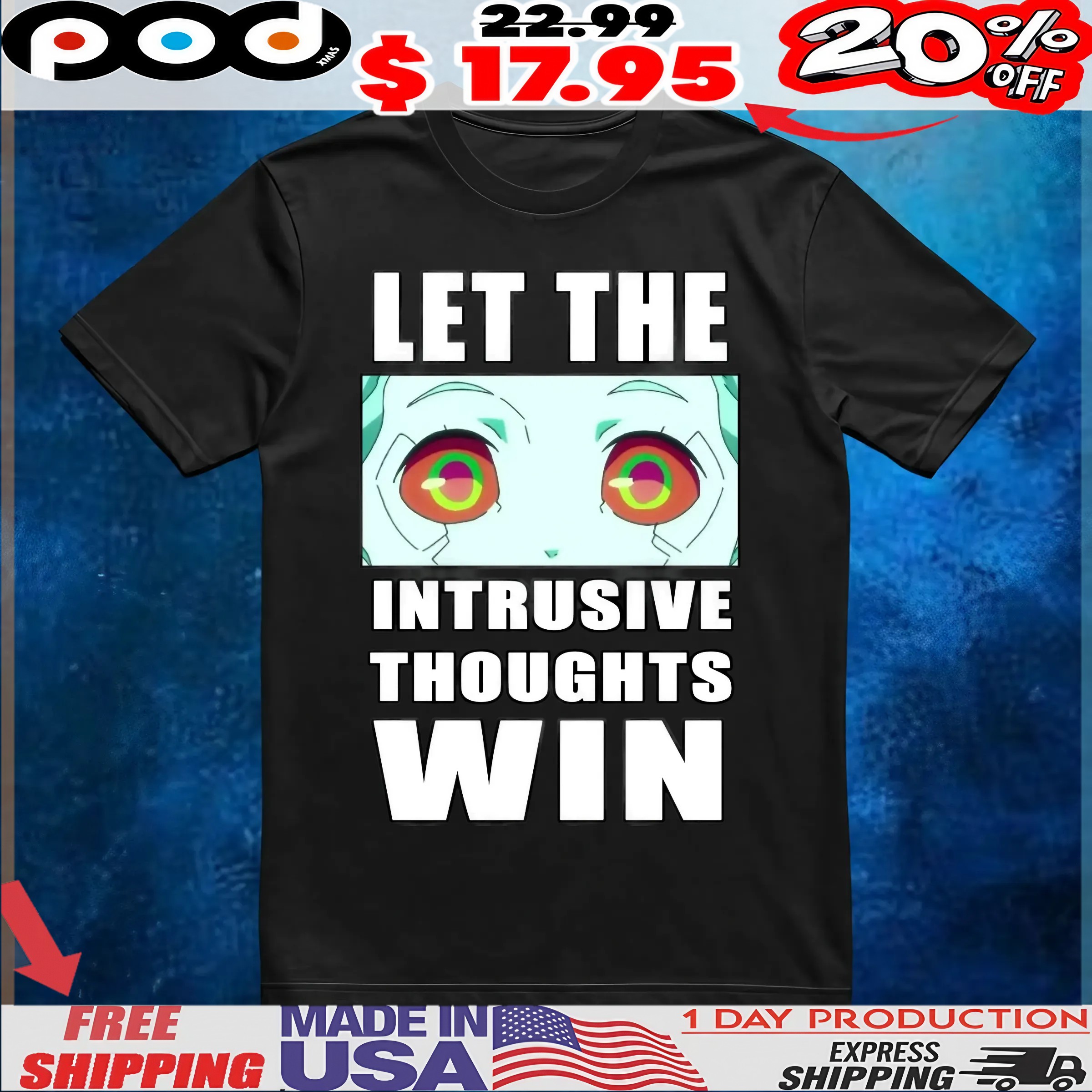 Rebecca Let The Intrusive Thoughts Win T Shirt