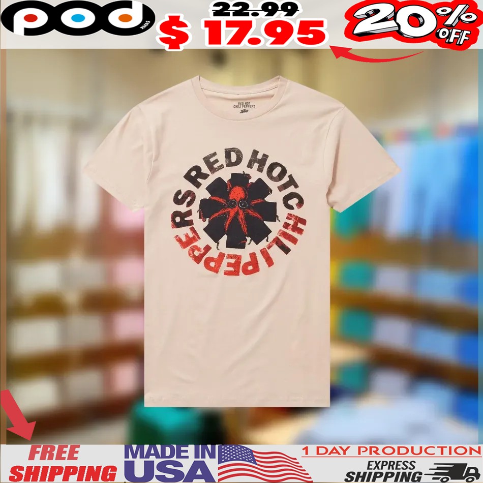 Red Hot Chili Peppers Octopus Logo 2025 Shirt
