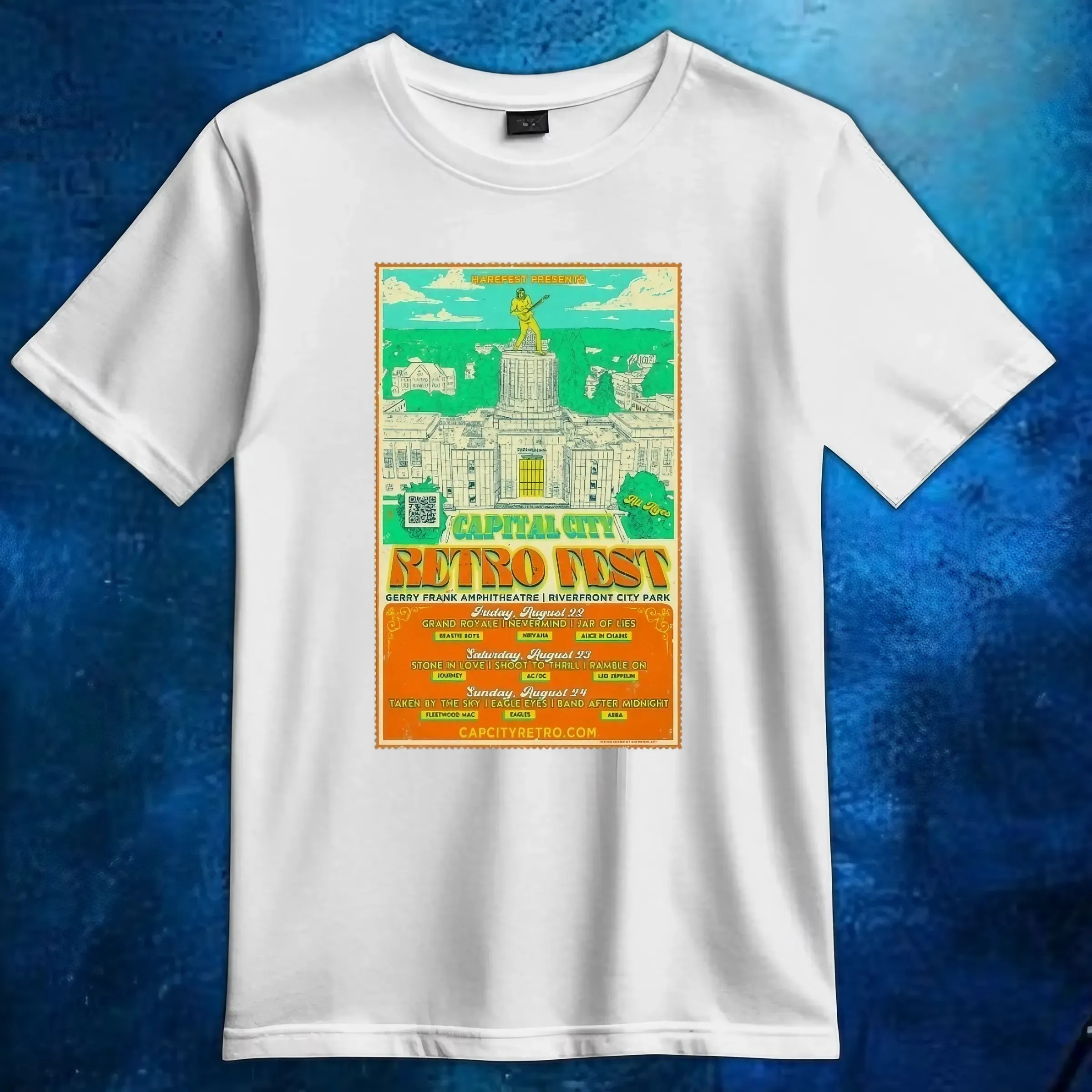 Retro Fest Capital City Aug 22 2025 T shirt