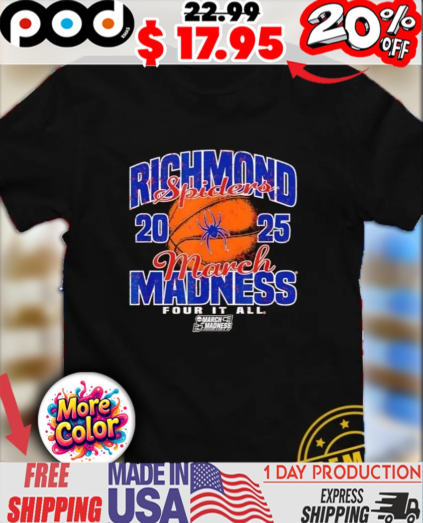 Richmond Spiders 2025 March Madness Four It All vintage shirt