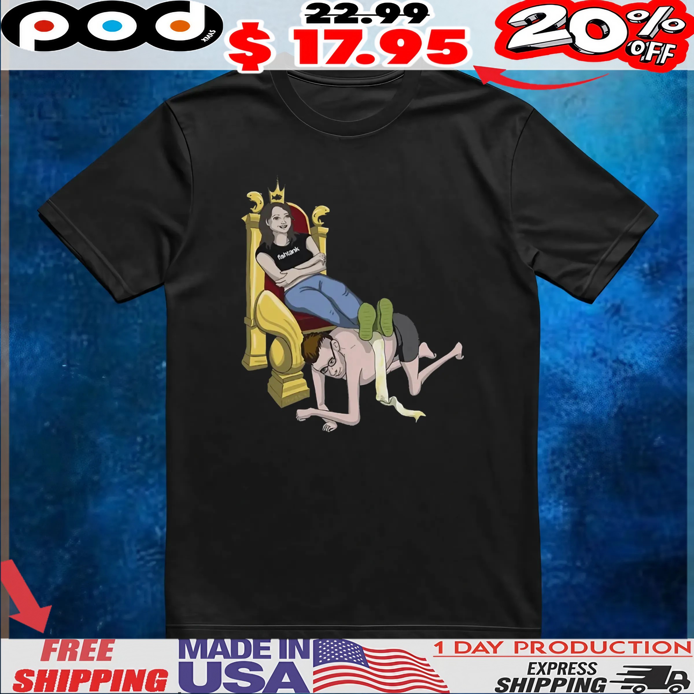 Ricky X Letty Fishtank T Shirt 6 Ricky X Letty Fishtank T Shirt