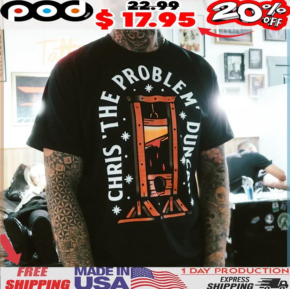 Rock'n'roll Tattoo And The Problem Guillotine Collab Chris The Problem Duncan T Shirt 1 Rock'n'roll Tattoo And The Problem Guillotine Collab Chris The Problem Duncan T Shirt