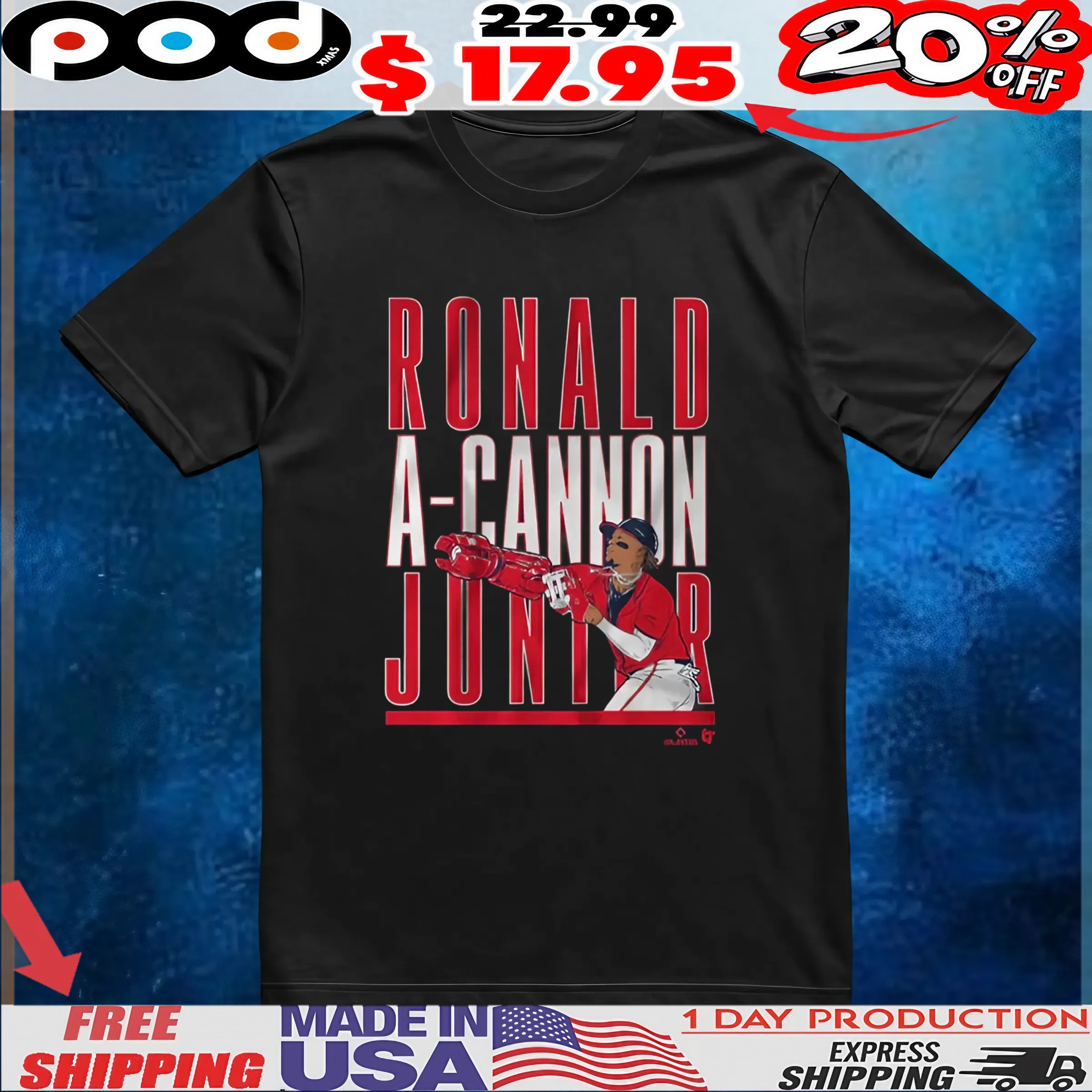 Ronald Acuña Jr A-Cannon Jr T Shirt