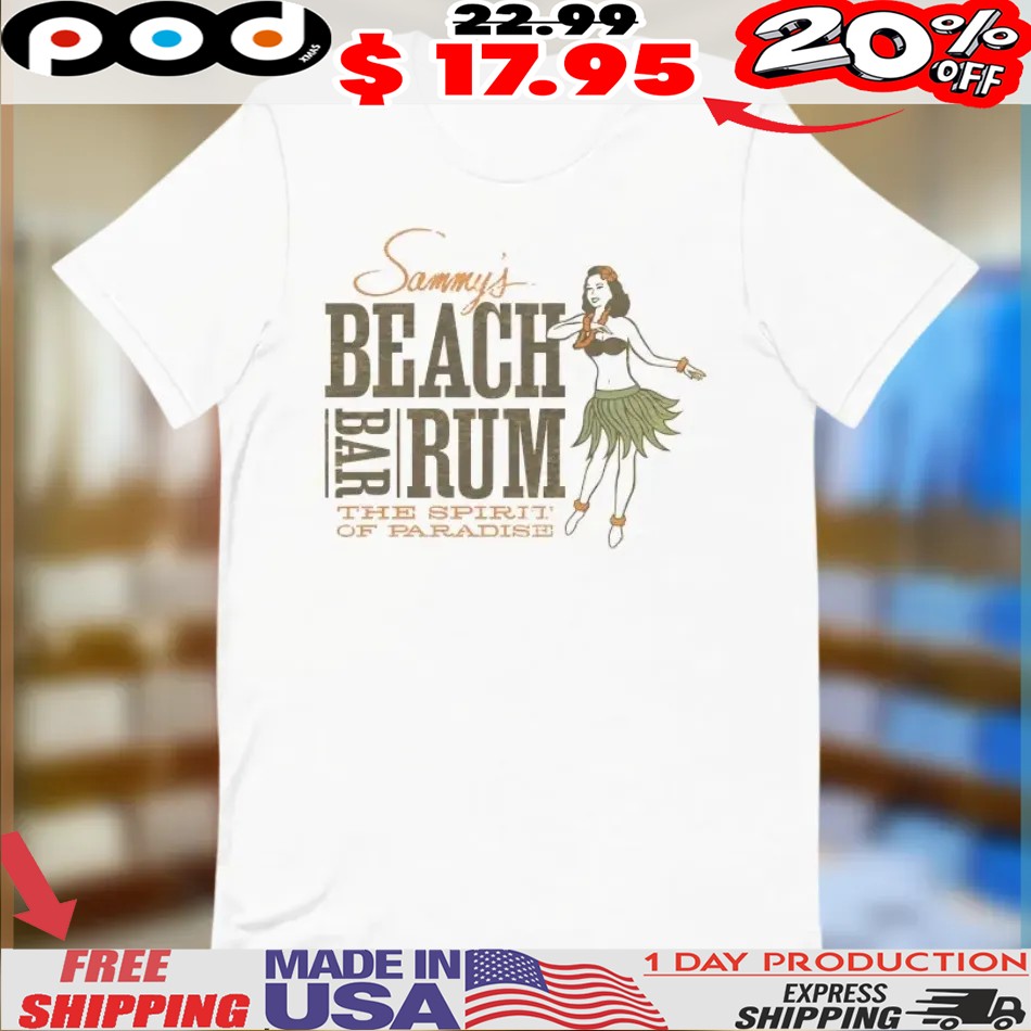 Sammy Hagar Beach Bar Rum The Spirit Of Paradise Hula Shirt