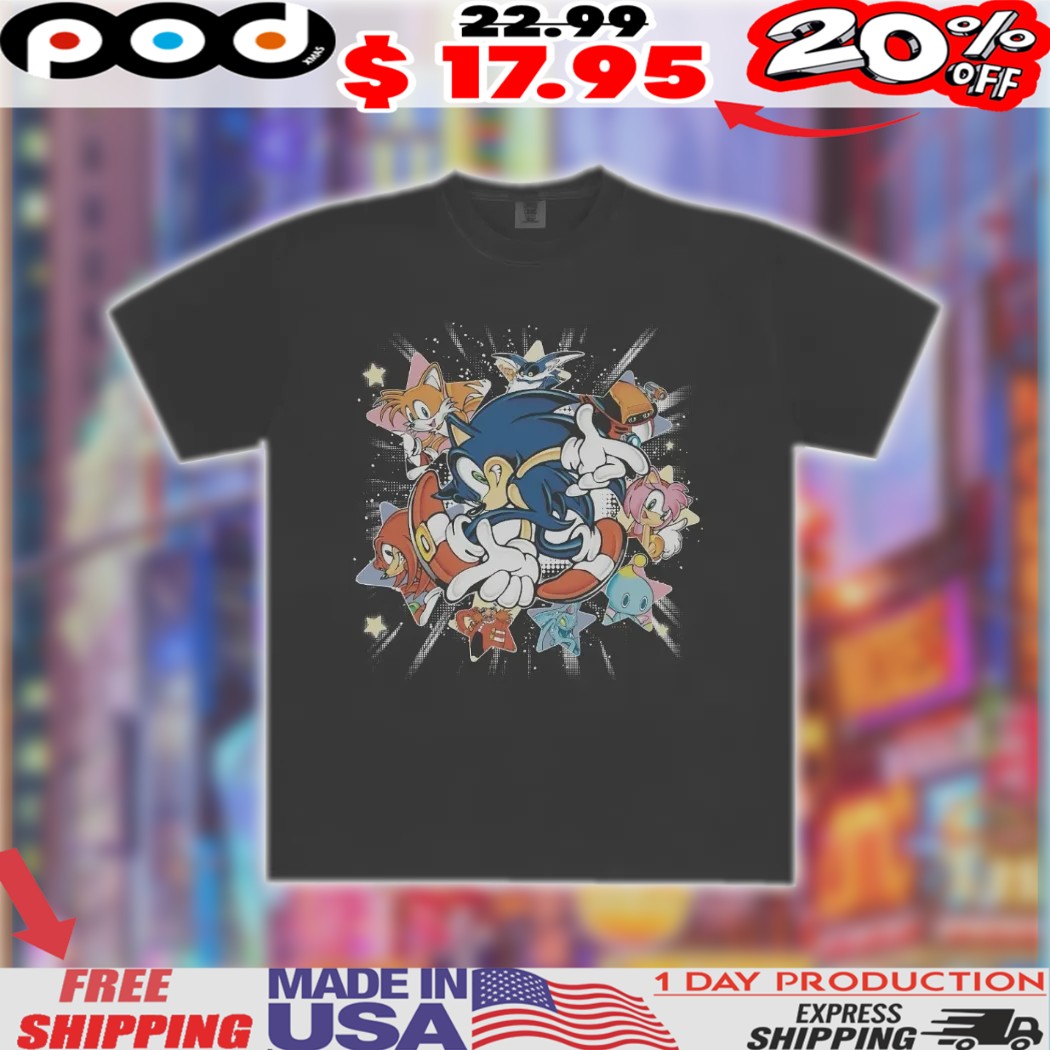 Shadow The Hedgehog Characters Shirt
