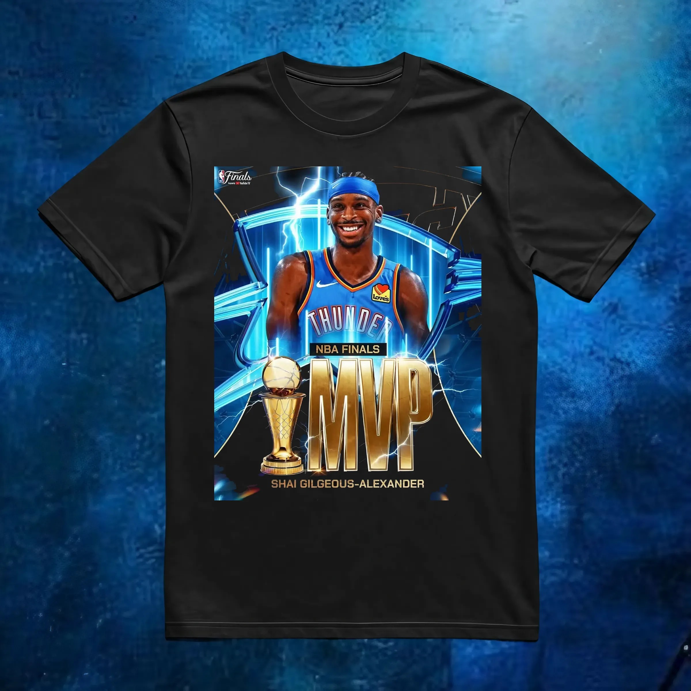 Shai Gilgeous-Alexander MVP NBA Finals Oklahoma City Winning 2025 Nba Championship T Shirt