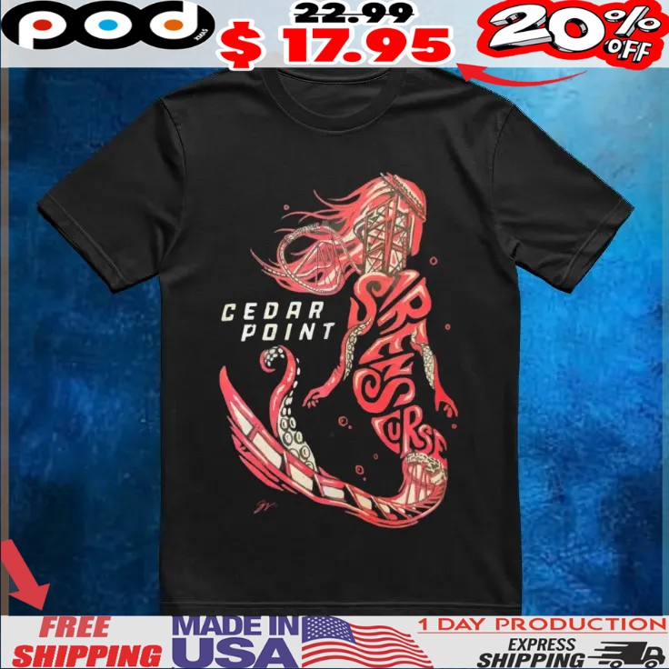 Siren's Curse Cedar Point T Shirt 1 Siren's Curse Cedar Point T Shirt