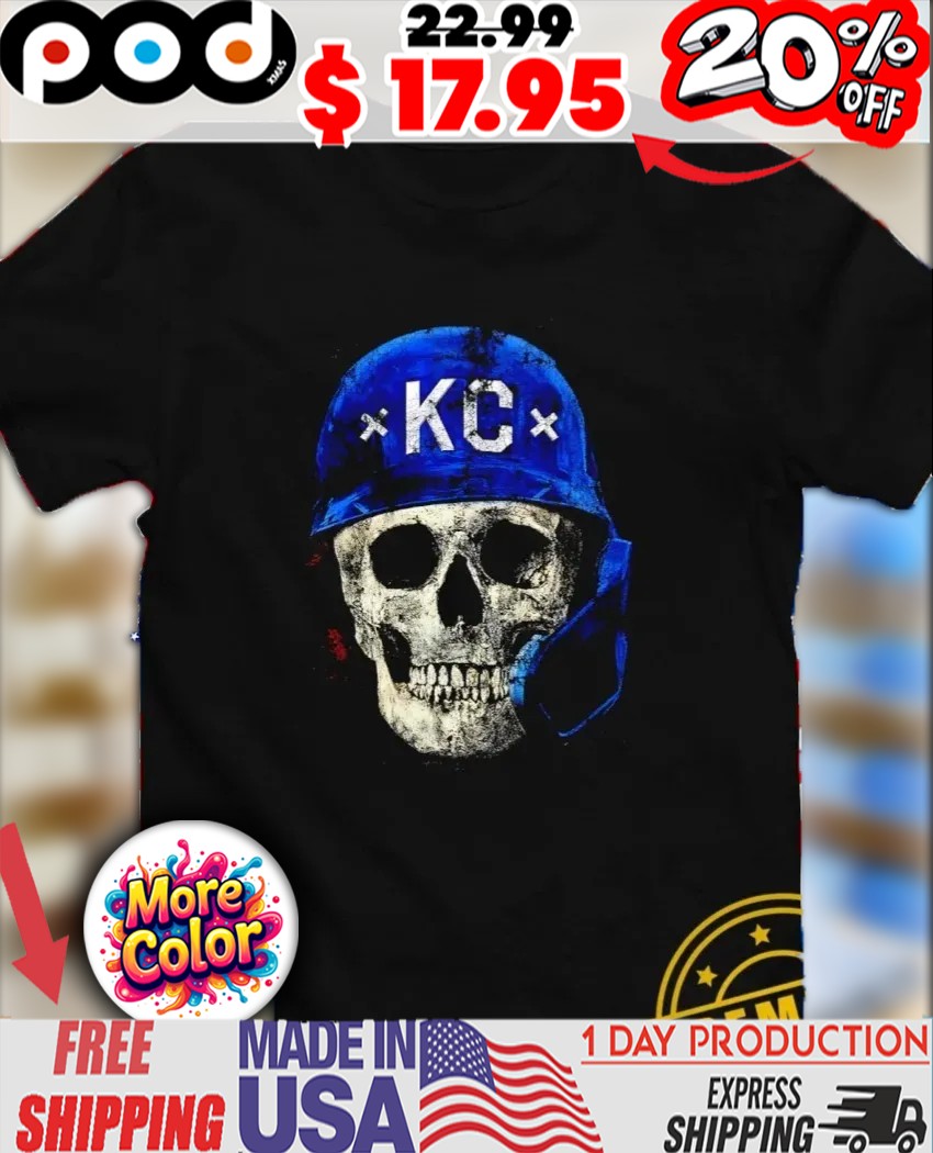 Skull Kansas City Royals Reaper player shirt 1 Skull Kansas City Royals Reaper player shirt